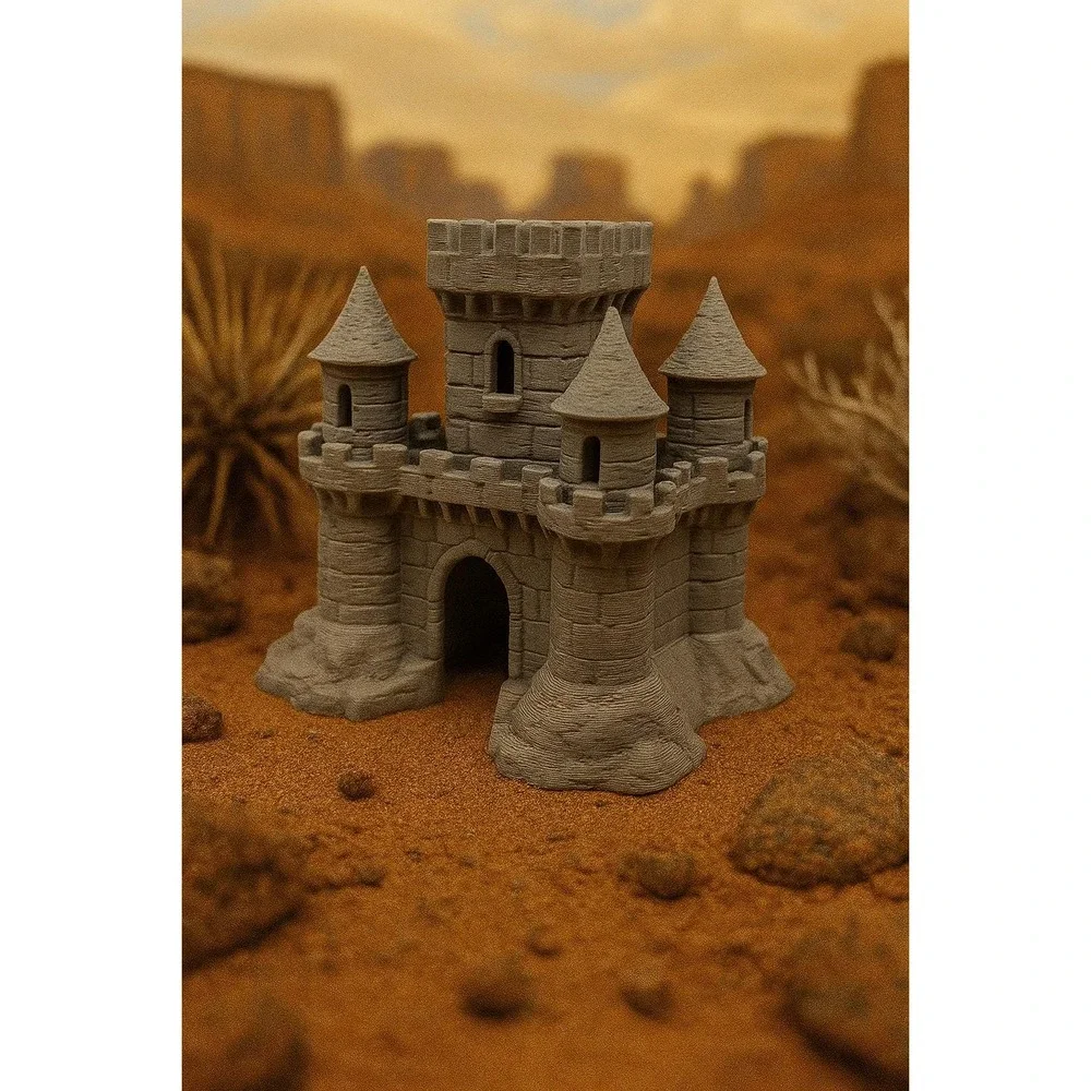 Stone keep Castle Reptile Hide and climb, Decor‎